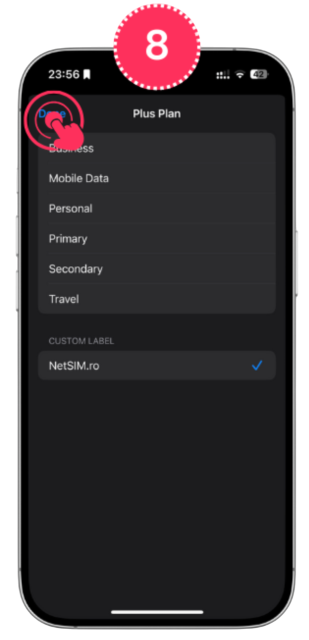 instalare eSIM iPhone