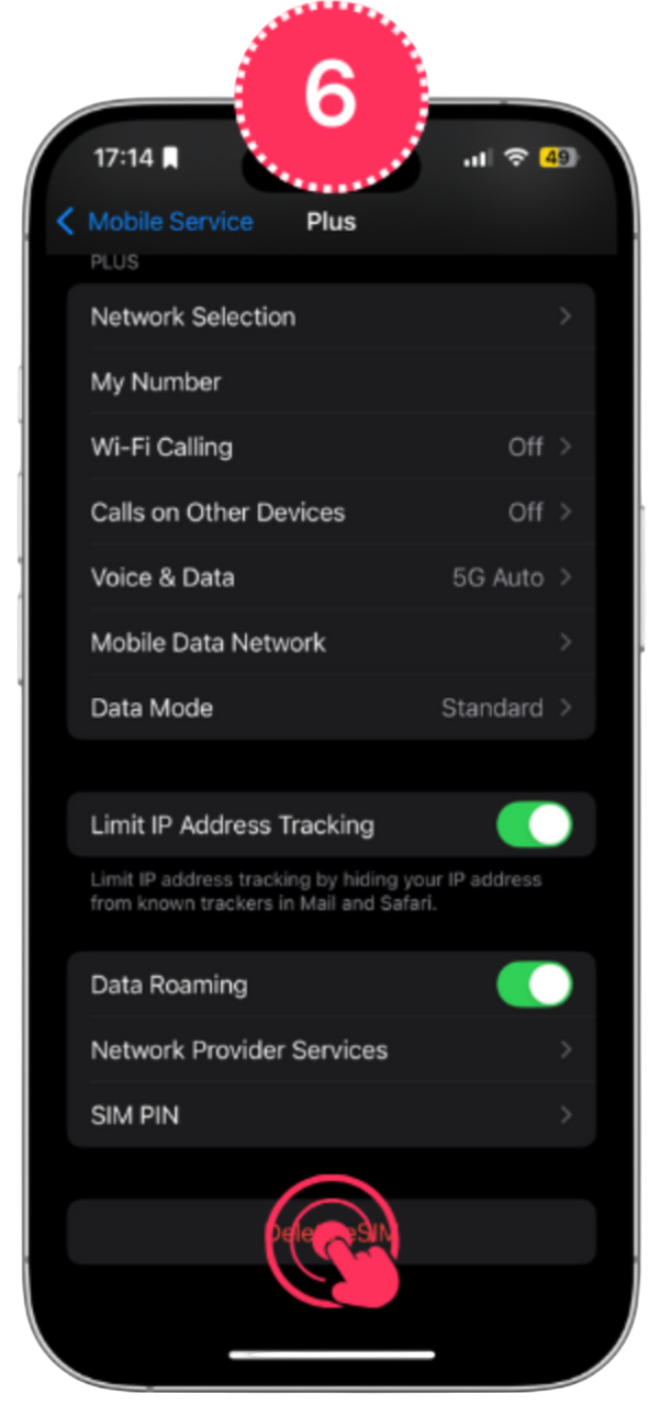 instalare eSIM iPhone