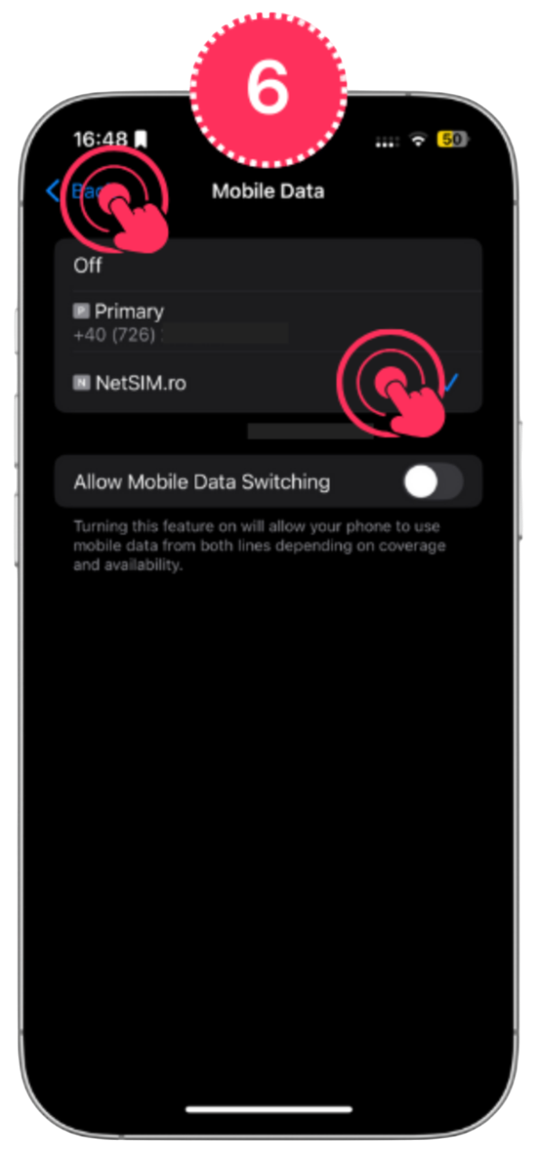 instalare eSIM iPhone