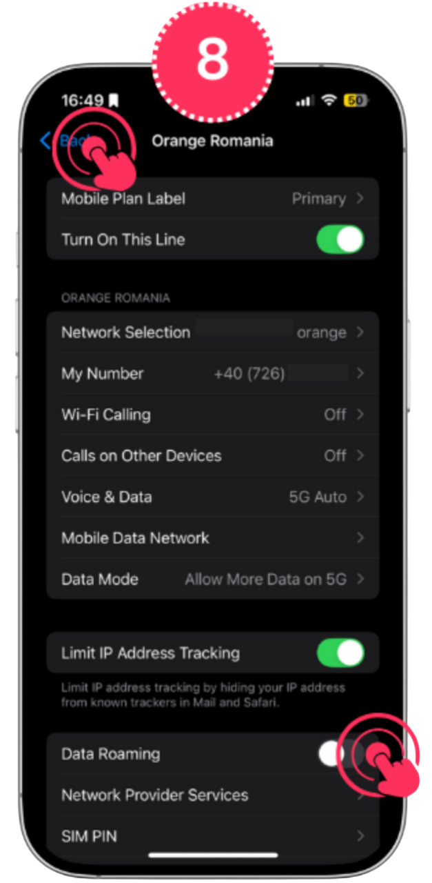 instalare eSIM iPhone